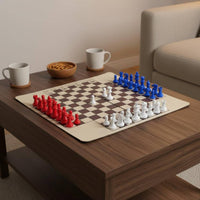 Four-Player Chess Set Multicolor Strategy Game Large