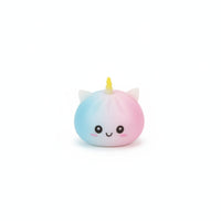 Multicolor Gradient Smooth Surface Horned Bun Stress Toy Fidget Stress Toy