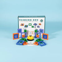Two Player Battle Mental Challenge Training Puzzle Box Game Observation Skills Shape Block Puzzle for Home, Travel