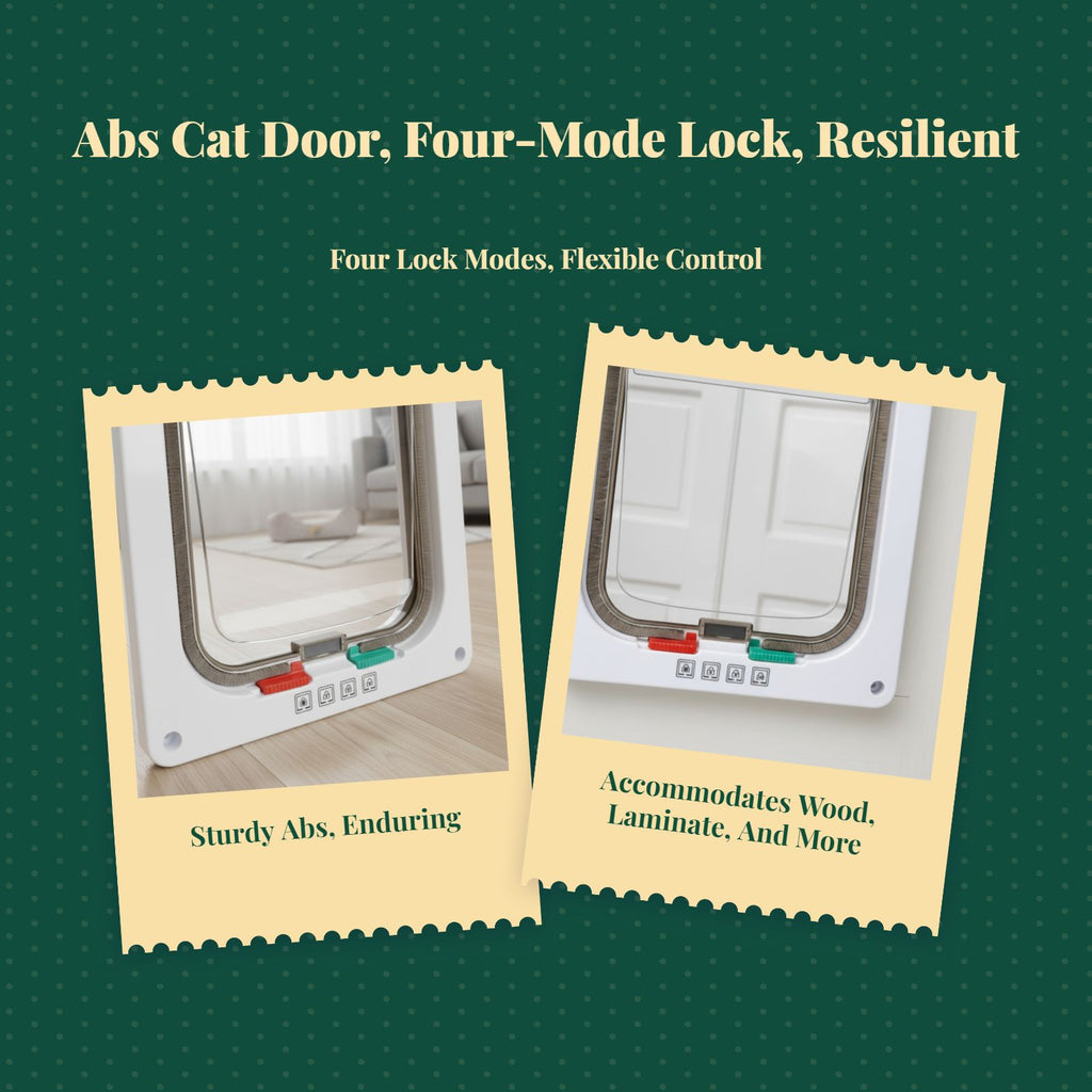 Weatherproof cat door, easy install.