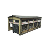 Model Railway Garage HO Scale Railway Garage Plastic for Railroad Yards