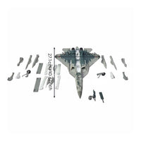 1/72 Scale SU-57 Fighter Jet Model Highly Detailed Diecast SU-57 Stealth Fighter