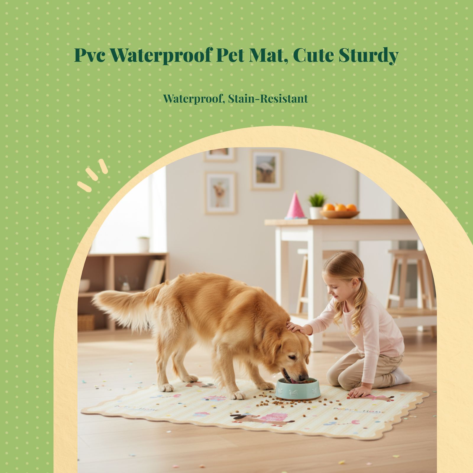 Waterproof non-slip pet mat