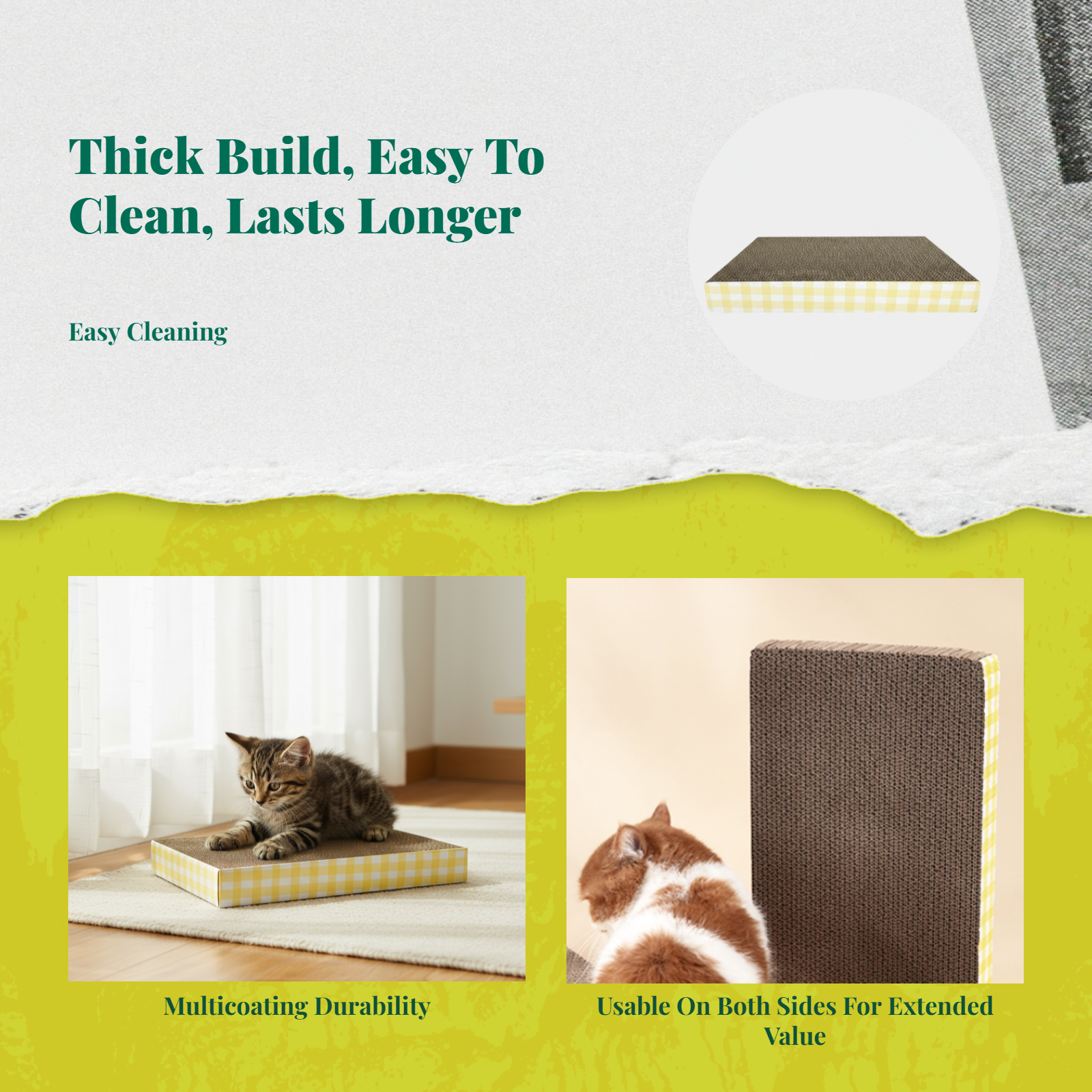 Cardboard Cat Scratcher Lounge