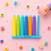 Color Matching Disc Game Plastic Sorting Toy Screenunstructured Play
