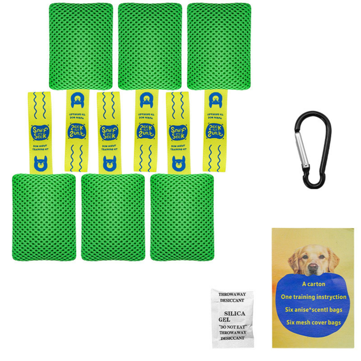 Dog Scent Work Kit Breathable Mesh Dog Scent Training Kit Strong Handle