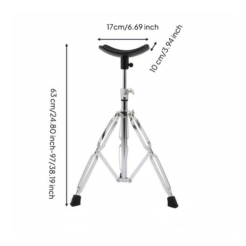 Tuba Stand Height Adjustable Euphonium Stand Padded Cradle for Stage