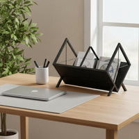 Vinyl Album Holder Multi-Functional Vinyl Album Stand Sturdy Frame for Office