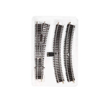 HO-Scale Track Set Dark Brown Model Railway Connectable