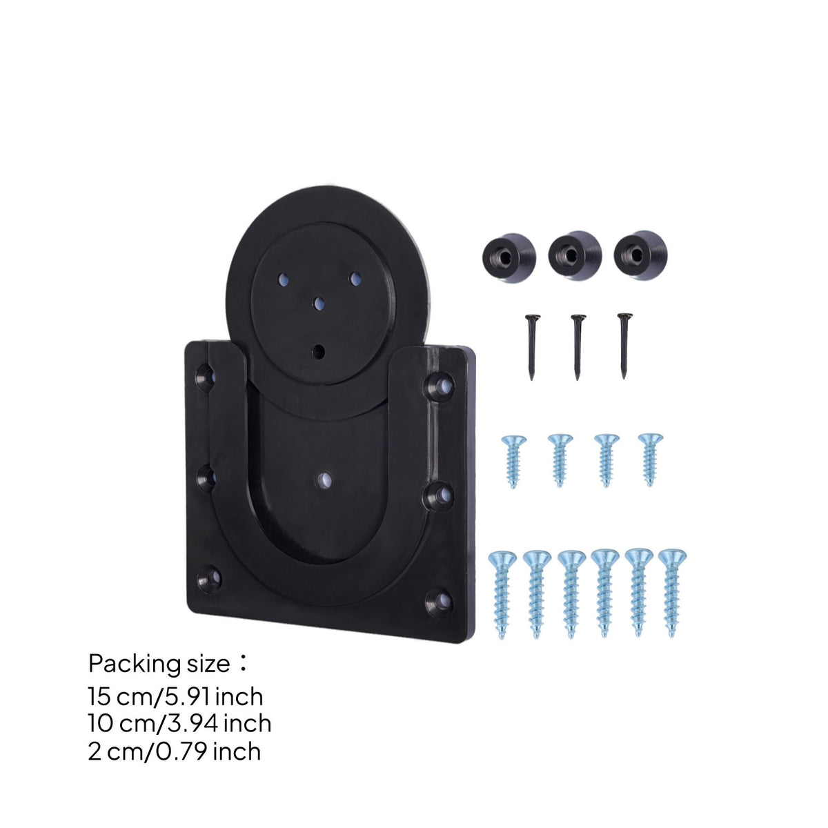 Wall Mount Dartboard Bracket Long-Lasting Plastic Hard Target Bracket Easy To