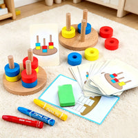 Color Reasoning Board Game Cognitive Training Matching Reasoning Toy Brain