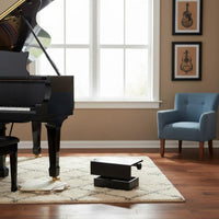 Height Adjustable Piano Support Stand Wood and Metal Construction Music Accessory Easy to Use for Kids