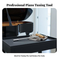 Fractured String Pin Extractor Tool Professional Grade Piano Tuning Pin Remover Carbon Steel Piano Repair Wrench for Music School