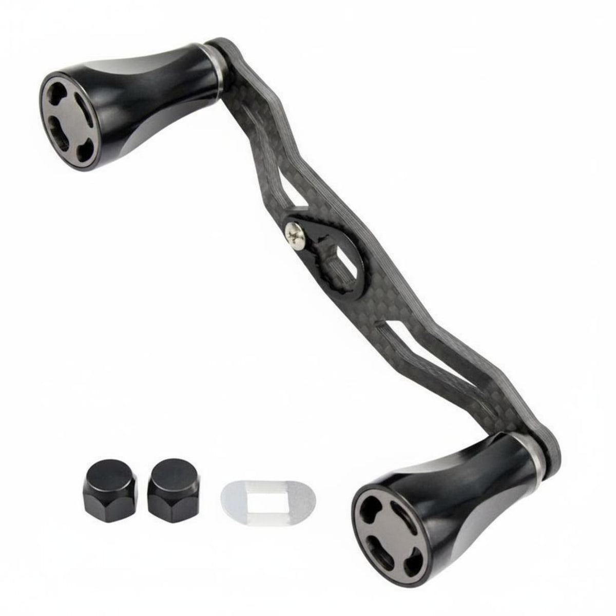 Fishing Reel Improvement Handle Aluminum Alloy Carbon Fiber Reel Handle Lightweight