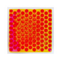 6 Pieces Liquid Sensory Mat Long-Lasting Textured Tile Colorful for Toddlers