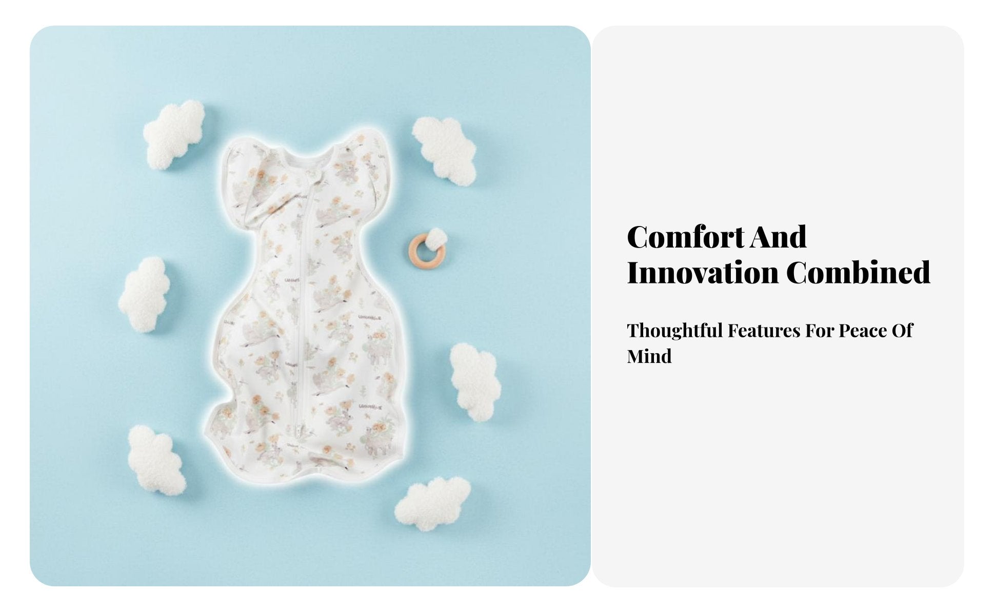 Arms-up Swaddle Sack Anti-Startle Arms-up Swaddle Improves Sleep for Caregivers