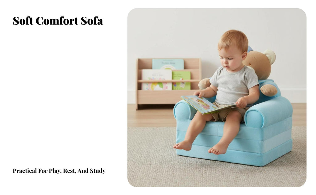 Creature Flip-Open Sofa Comfortable Foam transformable Flip-Open Lounger Lightweight