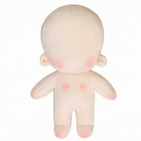Seated Soft Doll Blush Cheeks Soft Stuffed Doll Rounded Limbs