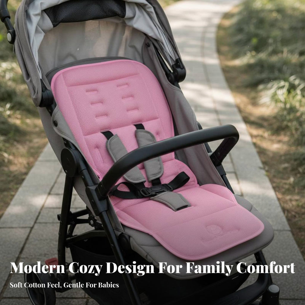 All-Season Use Baby Stroller Cushion Soft and Comfortable Baby Stroller Seat Liner Easy to Wash for Infants, Toddlers, High Chair