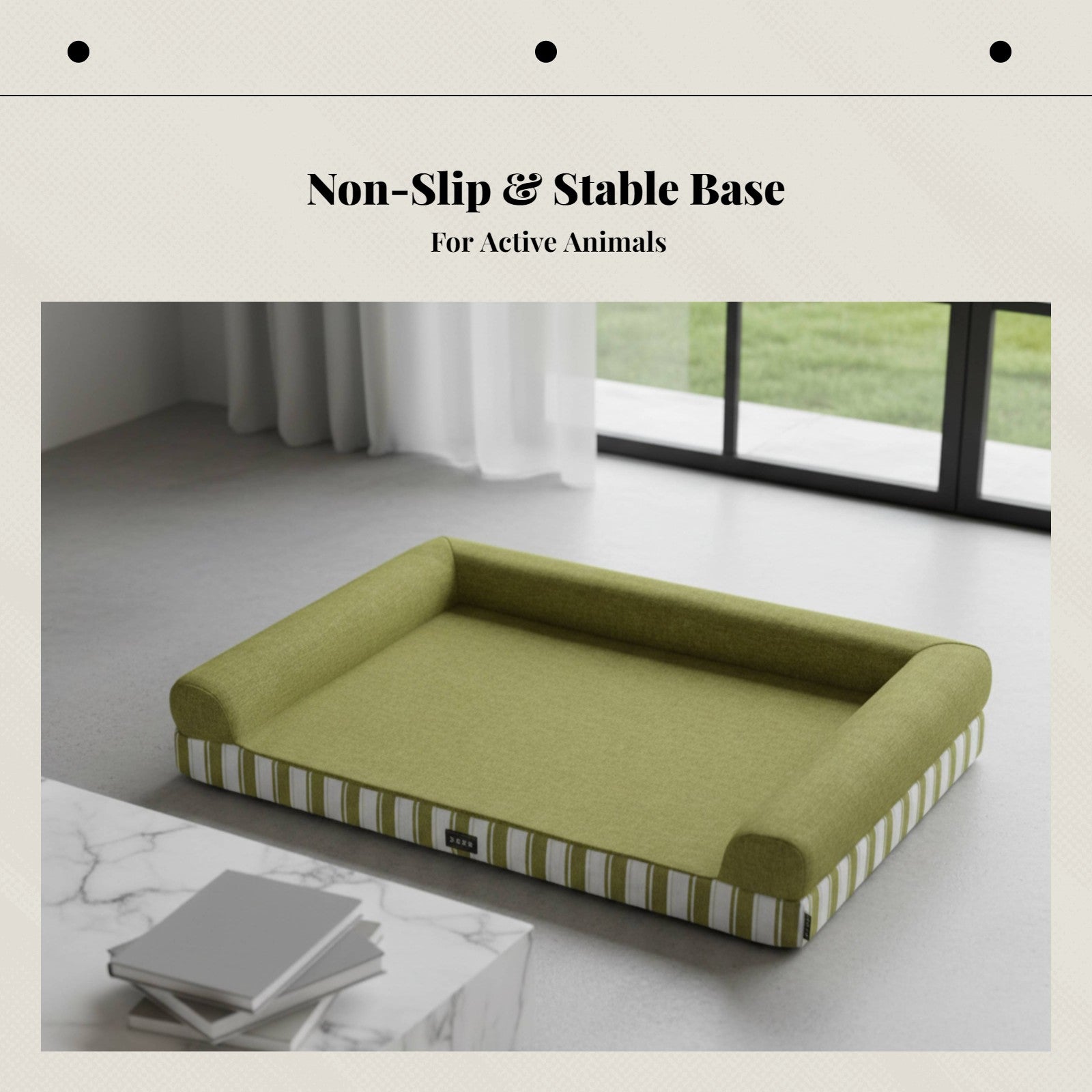Dog Bed, Four Seasons Removable Sofa, Semi-Enclosed Pet Sleeping Mat for Large Dogs