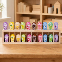 Wooden Memory Matching Game Concentration Training Educational Toy Long-Lasting