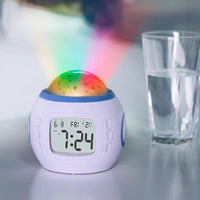 Star Display Alarm Timepiece Colorful Lights Indoor Lighting Temperature Display