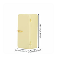 Miniature Refrigerator Realistic Details Doll Kitchen Refrigerator for Hobbyists