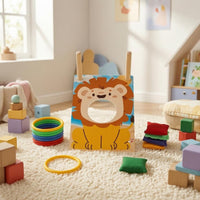 Lion Toss Board Interactive Children's Activity Colorful
