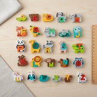 26 Pieces Creature Shape Letters Game Stacking Educational Toy Colorful