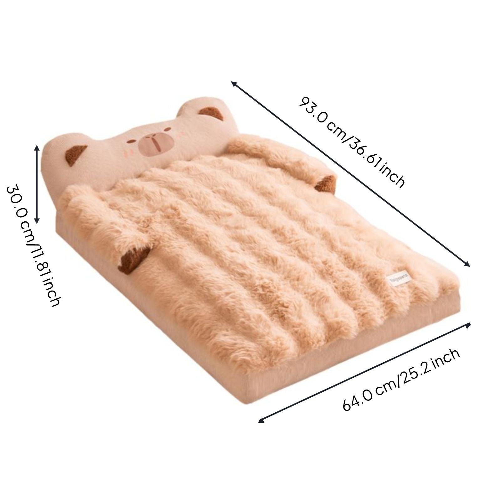 Cat bed with washable cover