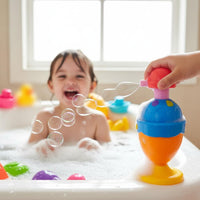 Ice Cream Foam Dispenser Colorful Ice Cream Bath Toy Easy to Clean for Children