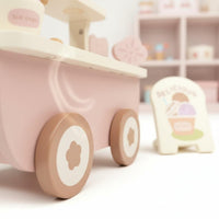 Wooden Play Kitchen Realistic Accessories Pretend Fridge Set Safe Materials