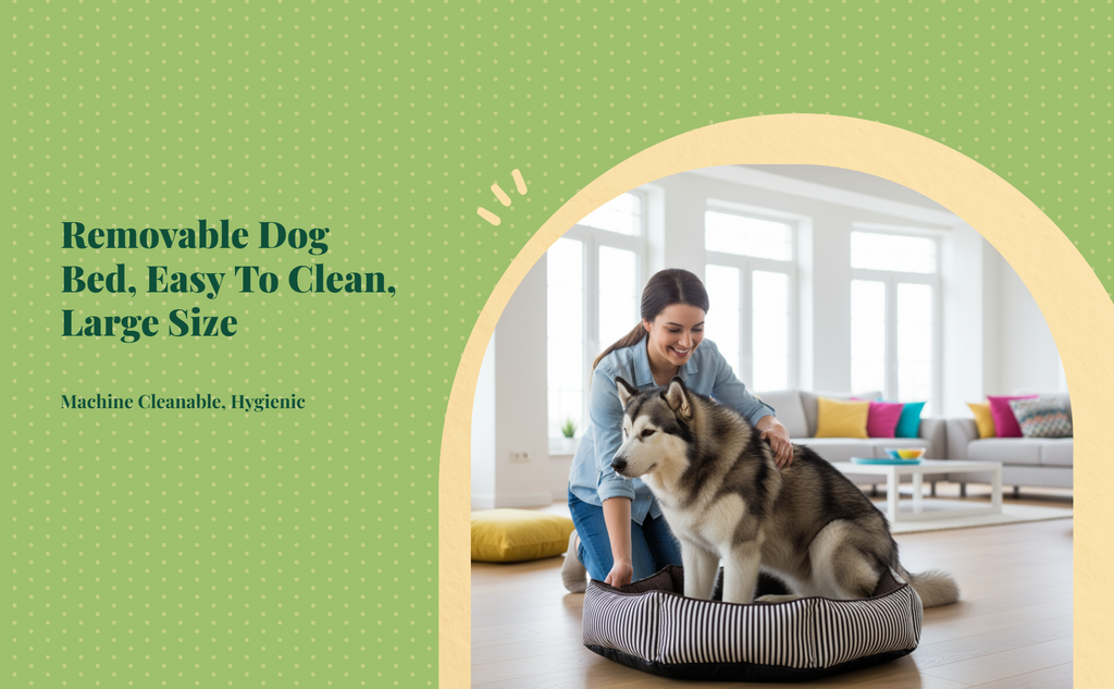 Orthopedic Dog Bed Removable Cover Non-Slip All Seasons