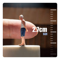 1:64 Mini Figure Collectible Miniature People Figures Mixed Poses for Collectors