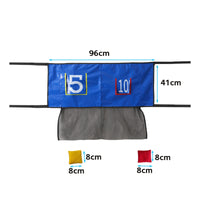 Trampoline Target Net Mesh Pocket Tossing Target Game Blue Material