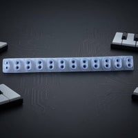Electronic Piano Keyboard Strip Long Narrow Instrument Part Light Blue
