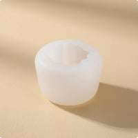 Pumpkin Candle Form Reusable Halloween Pumpkin Form Soft Silicone Craft Material for Gift Making