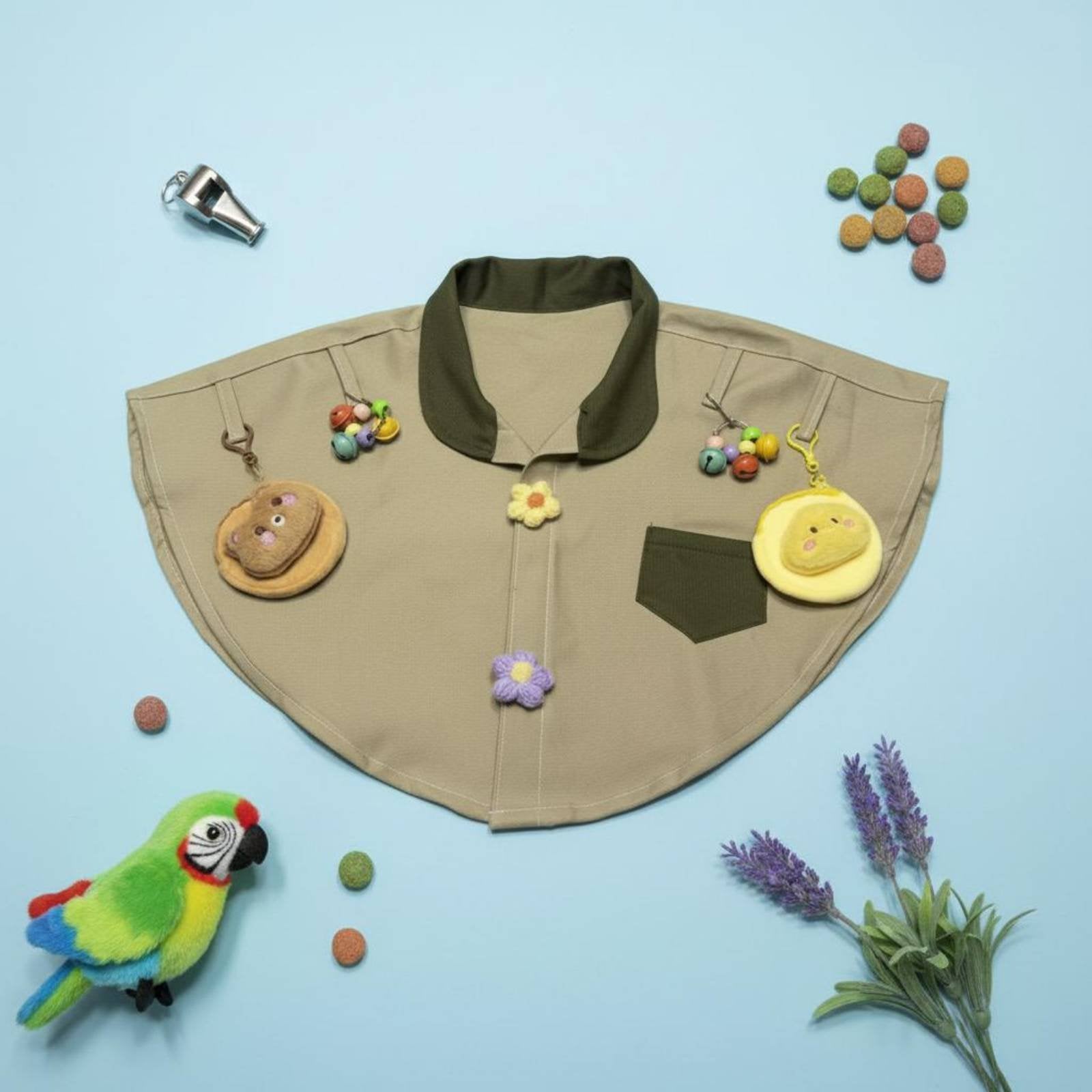 Anti-Scratch Parrot Shawl Wear-Resistant Pet Supplies Snack Pocket