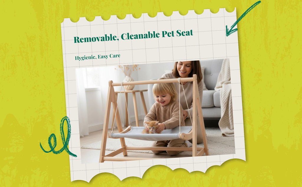 Breathable wood pet bed