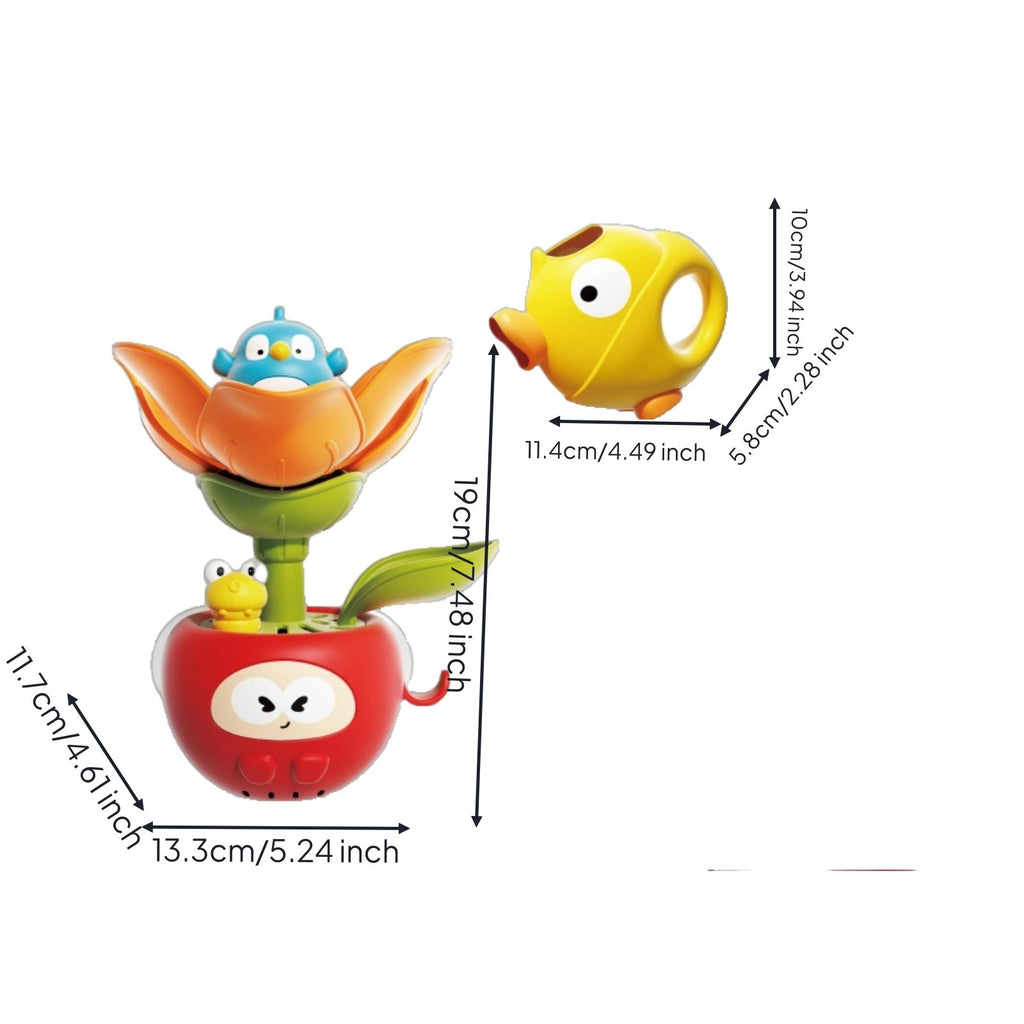Flower Bath Toy Interactive Bath Water Spray Toy No Batteries Needed