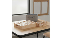 Wooden Number Tiles Set Color Recognition Math Counting Blocks Fine Motor Skills Number Stacking Toy for Kindergarten Children, Classroom