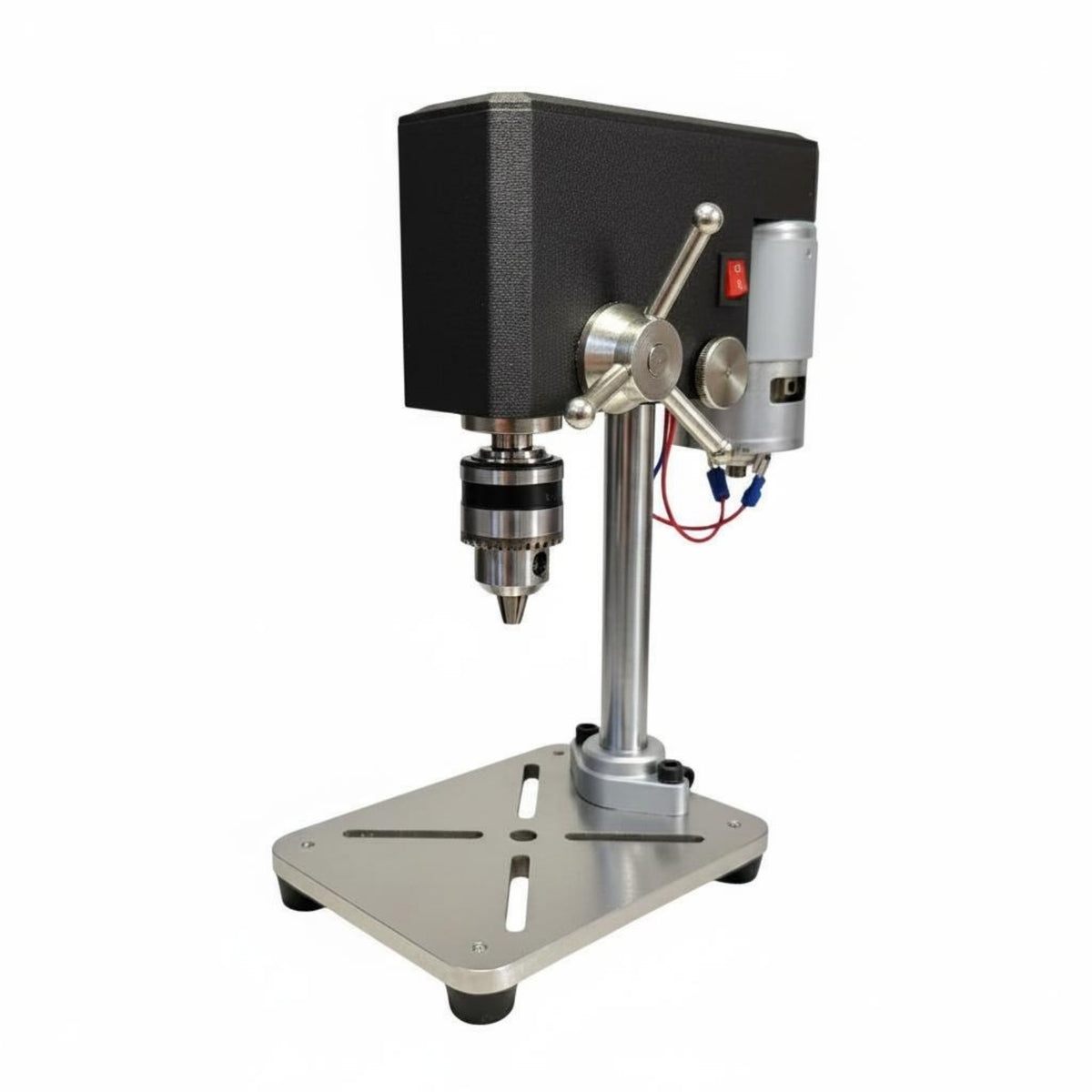 Mini Bench Drill Press Small Size Mini Benchtop Drill Press Compact Power Tool for Hobbyists, Workshop, Garage