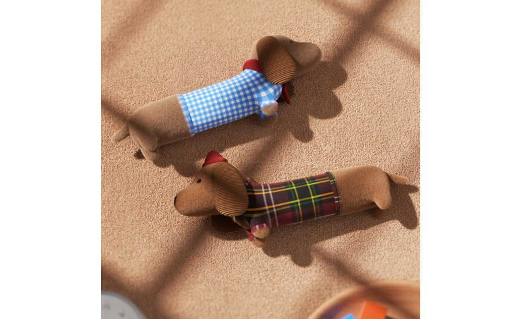 Soft Toy Dachshund Toy Soft Textile Sound-Producing Dog Toy Compact Size