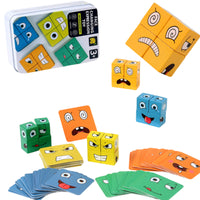 Hands-on Tin Puzzle Game Cognitive Skills Expression Matching Toy