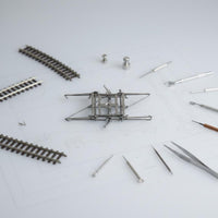 2 Pieces HO Scale Pantograph Electrifiable Rhombus Pantograph Realistic Feature