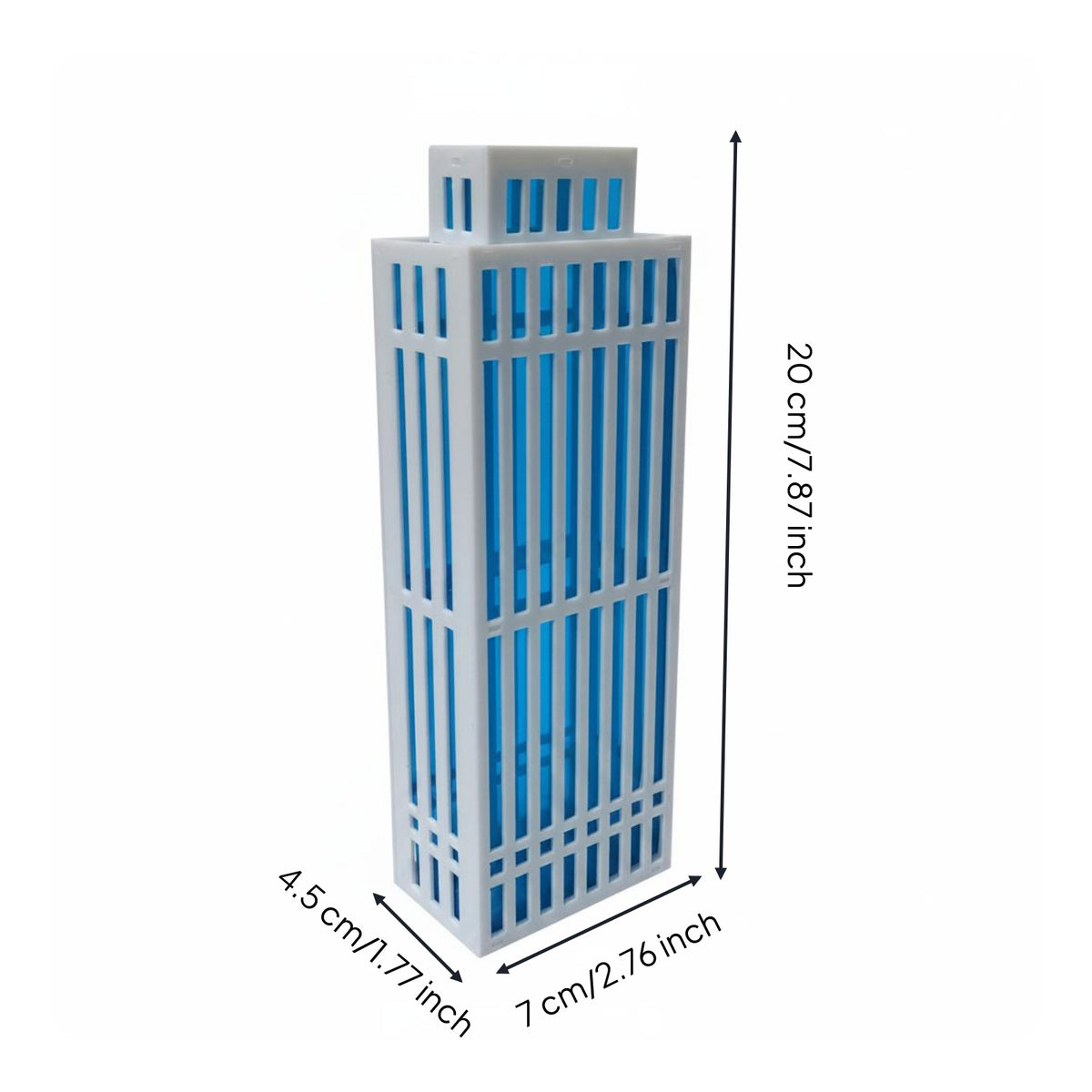 Architectural Building Model Polished Finish Skyscraper Display Model