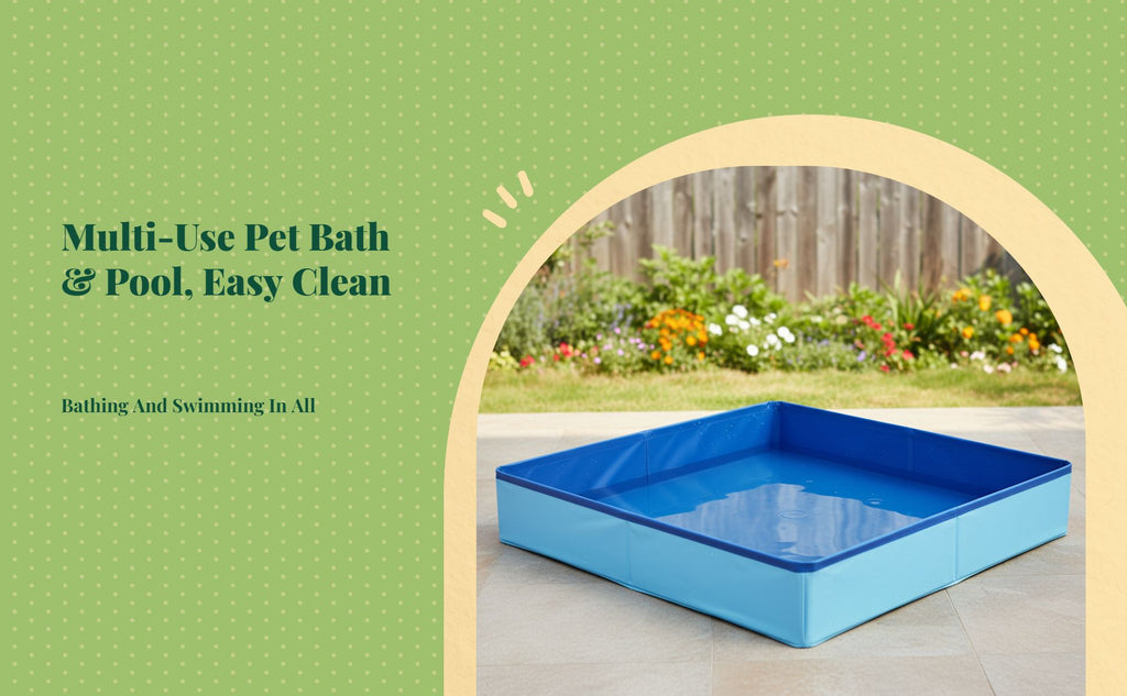 Leakproof foldable dog pool