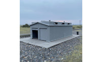 1/160 Railroad Shed DIY Miniature Rail Warehouse Scenery