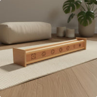 Rain Mindfulness Practice Use Rainmaker Wood Rainfall Shaker for Meditation, Chanting