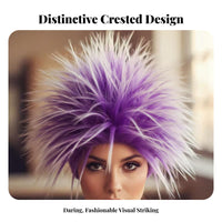 Cockscomb Hairpiece Mohawk Design Themed Synthetic Hairpiece Pre-Designd